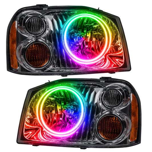 Oracle 01-04 Nissan Frontier SMD HL - Dual Halo - ColorSHIFT w/ Simple Controller