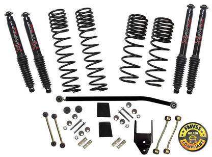 Skyjacker 2018 Jeep Wrangler Rubicon (JL) 2DR 3.5in Suspension Lift Kit w/Black Max Shocks