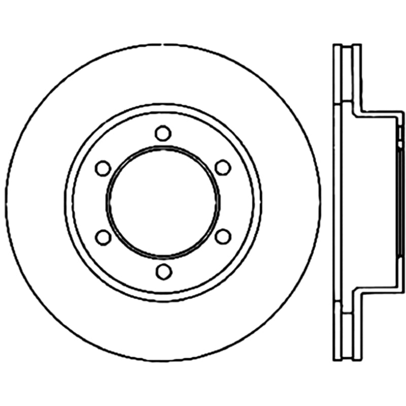 StopTech Power Slot 01-07 Toyota Sequoia / 00-06 Tundra CRYO Slotted Front Left Rotor SPECIAL ORDER