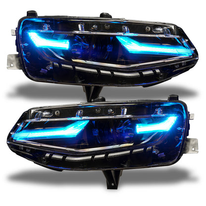 Oracle 19-21 Chevy Camaro LS/LT RGB+A Headlight DRL  Kit - ColorSHIFT w/ 2.0 Controller SEE WARRANTY