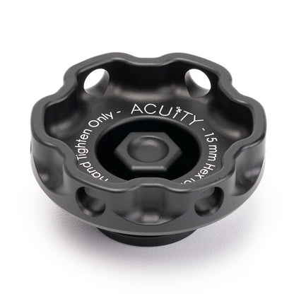 Acuity - Podium Oil Cap in Satin Black for Hondas/Acuras