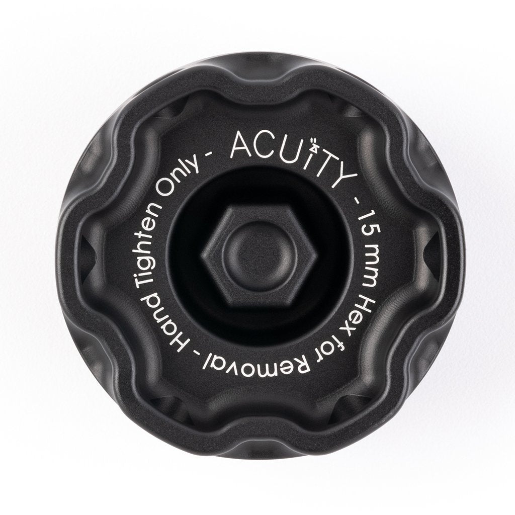 Acuity - Podium Oil Cap in Satin Black for Hondas/Acuras