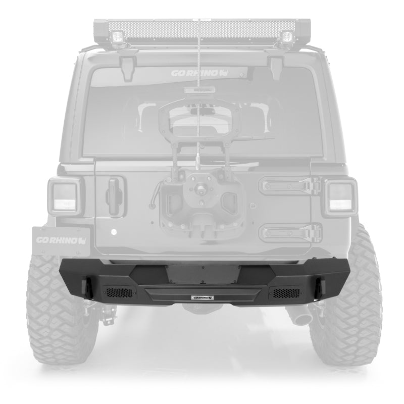 Go Rhino 07-18 Jeep Wrangler JK Trailline Rear Stubby Bumper
