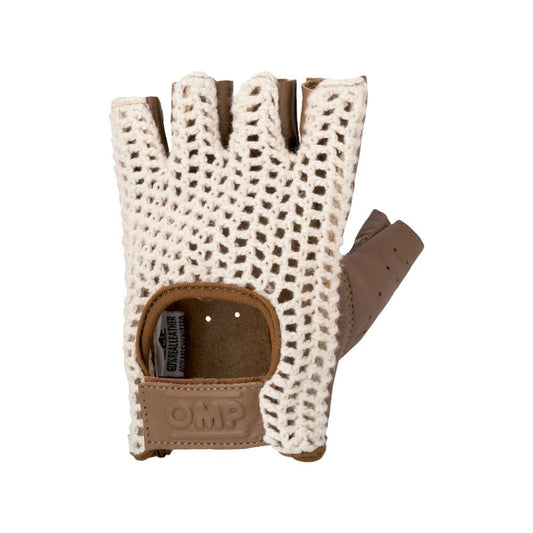 OMP Tazio Vintage Glove Cream/Brown Leather - SizeL