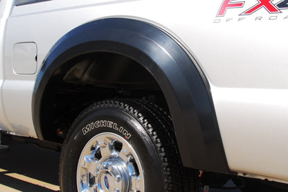 Lund 11-16 Ford F-250 Ex-Extrawide Style Smooth Elite Series Fender Flares - Black (4 Pc.)