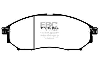 EBC 08-13 Infiniti EX35 3.5 Ultimax2 Front Brake Pads