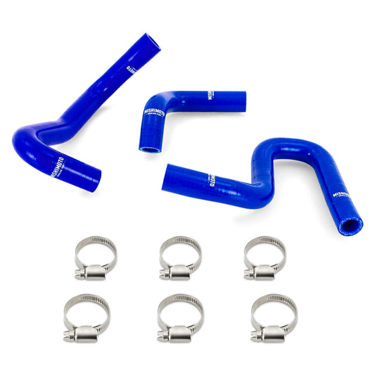 Mishimoto 96-02 4Runner 3.4L Silicone Heater Hose Kit (w/o Rear Heater) Blu