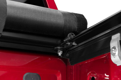 Lund 99-07 Ford F250/F350/F450 Super Duty (8ft bed) Genesis Roll Up Tonneau Cover - Black