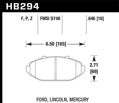 Hawk HPS Street Brake Pads