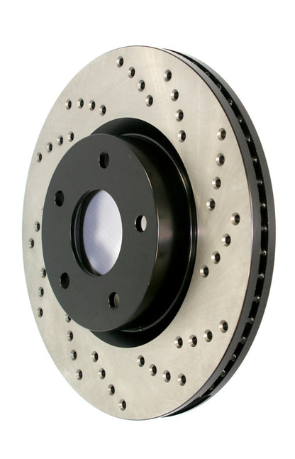 StopTech 05-09 Land Rover LR3 / 06-13 Land Rover Range Rover Sport Drilled Left Rear Cryo Rotor