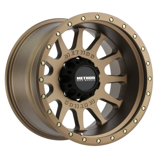 Method MR605 NV 20x10 -24mm Offset 8x6.5 121.3mm CB Method Bronze Wheel