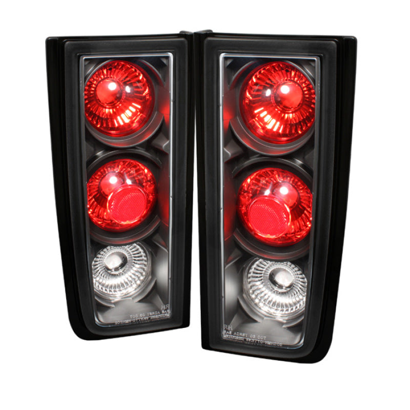 Spyder Hummer H2 01-05 (Non H2T)Euro Style Tail Lights Black ALT-YD-HH2-BK