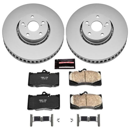 Power Stop 07-11 Lexus GS350 Front Z17 Evolution Geomet Coated Brake Kit