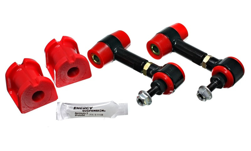 Energy Suspension 08-14 Subaru WRX Red 16mm Rear Sway Bar Bushing and Endlink Set