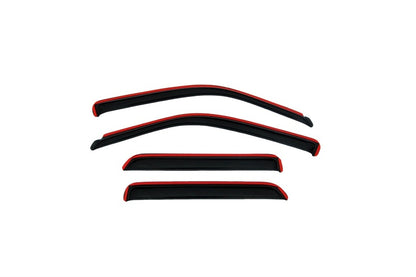 AVS 05-07 Ford Freestyle Ventvisor In-Channel Front & Rear Window Deflectors 4pc - Smoke