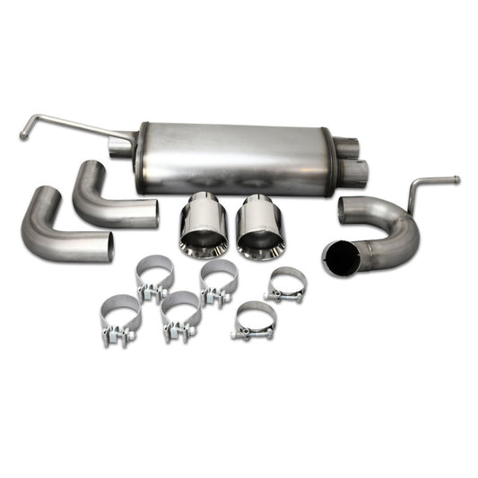 JBA 07-18 Jeep Wrangler JK 3.8L/3.6L 304SS Dual Rear Exit Axle Back Exhaust