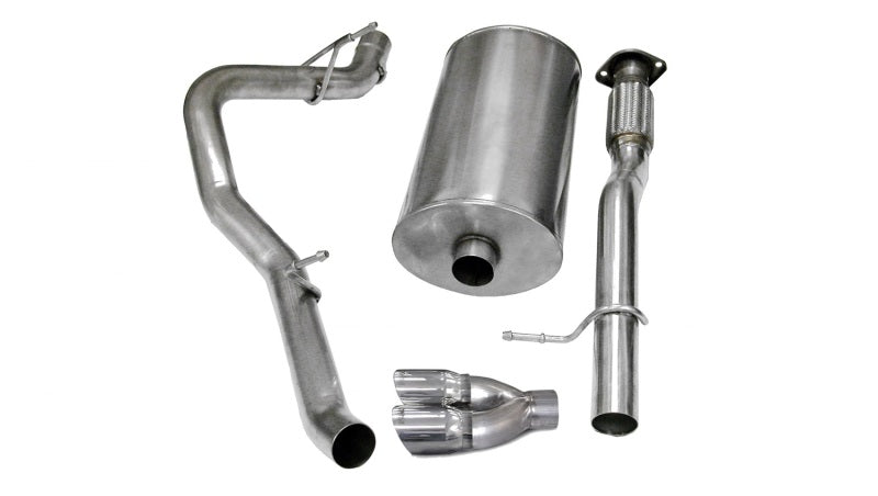 Corsa 2007-2008 Chevrolet Suburban 1500 5.3L V8 Polished Sport Cat-Back Exhaust