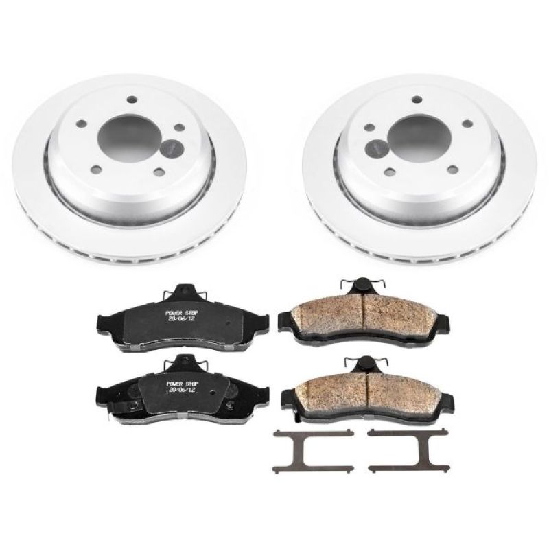 Power Stop 94-96 Chevrolet Caprice Rear Z17 Evolution Geomet Coated Brake Kit