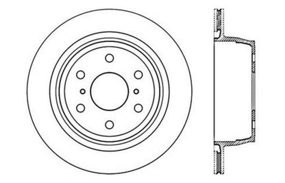 StopTech Drilled Sport Brake Rotor