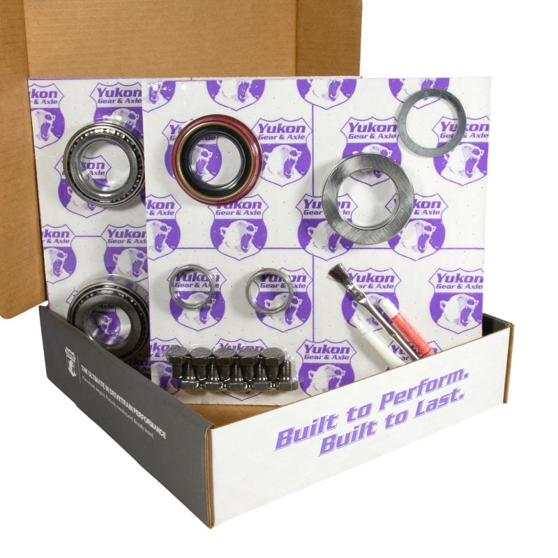 Yukon 8.8in Ford 3.73 Rear Ring & Pinion Install Kit 28 Spline Positraction 2.25in Axle Bearings