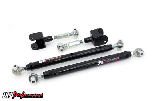 UMI Performance 78-88 GM G-Body Double Adjustable Upper & Lower Rear Control Arms Kit