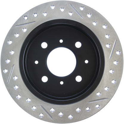 StopTech 90-96 Acura Integra / 97-01 Integra (Exc. Type R) Slotted & Drilled Right Rear Rotor