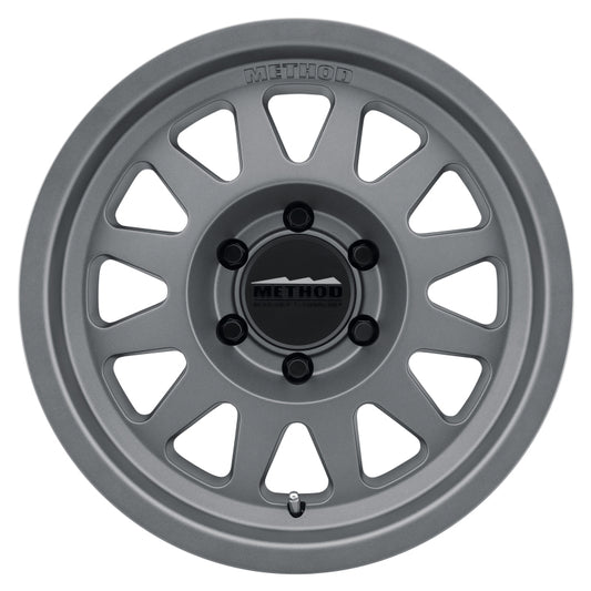 Method MR704 17x8.5 0mm Offset 8x170 130.81mm CB Matte Titanium Wheel