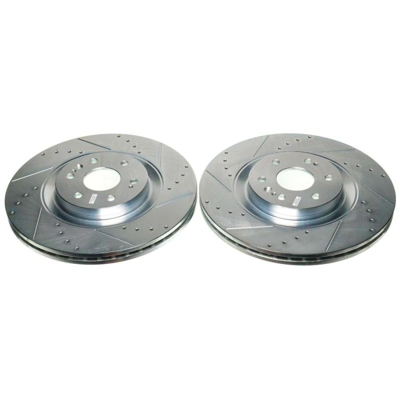 Power Stop 21-22 Chevrolet Tahoe Front Drilled & Slotted Rotor (Pair)