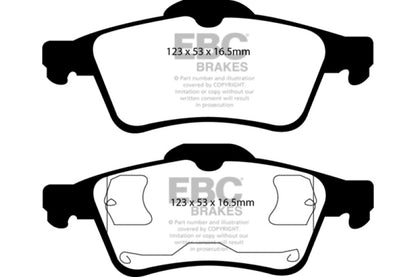 EBC 03-05 Mazda 3 2.0 Ultimax2 Rear Brake Pads