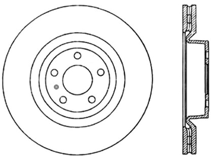 StopTech Drilled Sport Brake Rotor