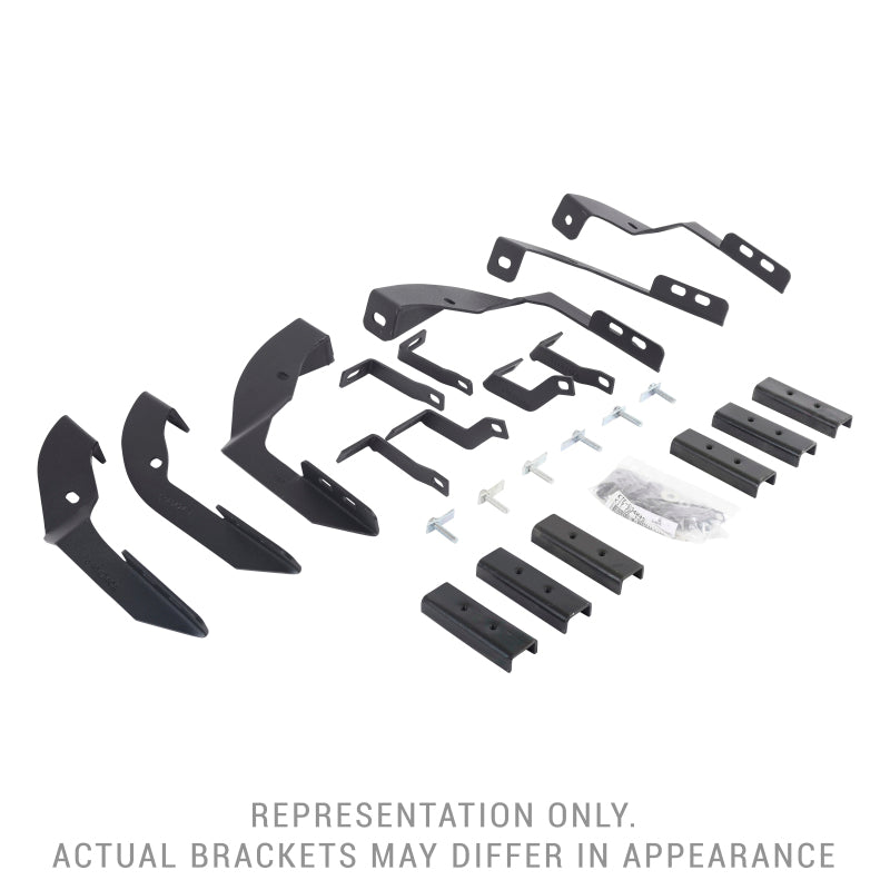 Go Rhino 15-19 Chevrolet Silverado 2500HD/3500HD Brackets for RB Running Boards