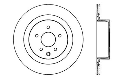 StopTech Drilled Sport Brake Rotor