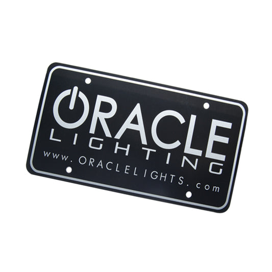 Oracle License Plate - Black SEE WARRANTY