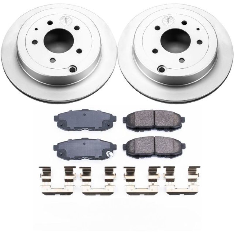 Power Stop 04-06 Mazda MPV Rear Z17 Evolution Geomet Coated Brake Kit