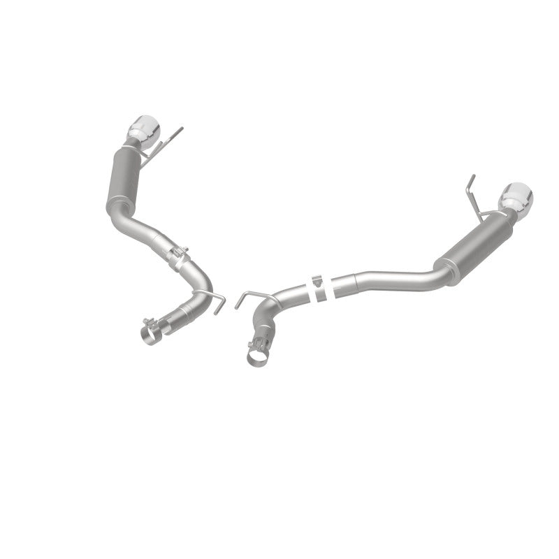 MagnaFlow Axle Back, SS, 2.5in, Competition, Dual Split Polish 4.5in Tip 2015 Ford Mustang Ecoboost