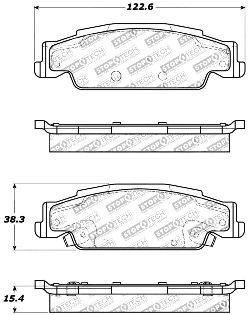 StopTech Performance Brake Pads