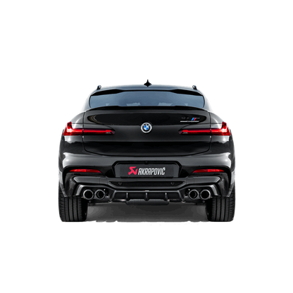 Akrapovic 2019+ BMW X4M Rear Carbon Fiber Diffuser - High Gloss