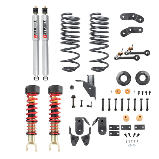 Belltech Coilover Kit 2019+ Ram 1500 2WD/4WD 1-3in F / 4-5in R