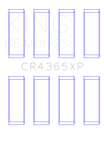 King Ford Zetec S/Ecoboost 1.6 (Size .026) Connecting Rod Bearing Set of 6