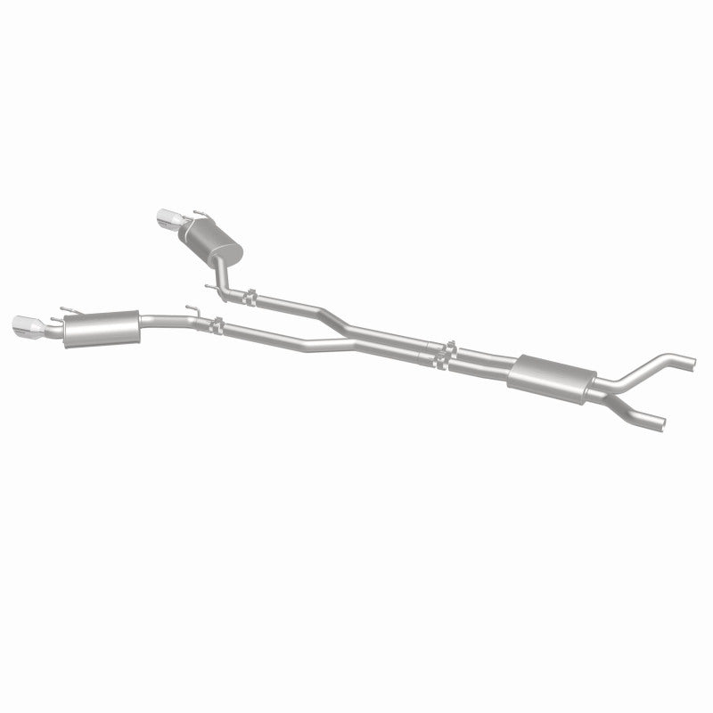 MagnaFlow Cat-Back Stainless Dual Split Rear Exit 4in Polished Tips 11-15 Chevy Camaro 3.6L V6