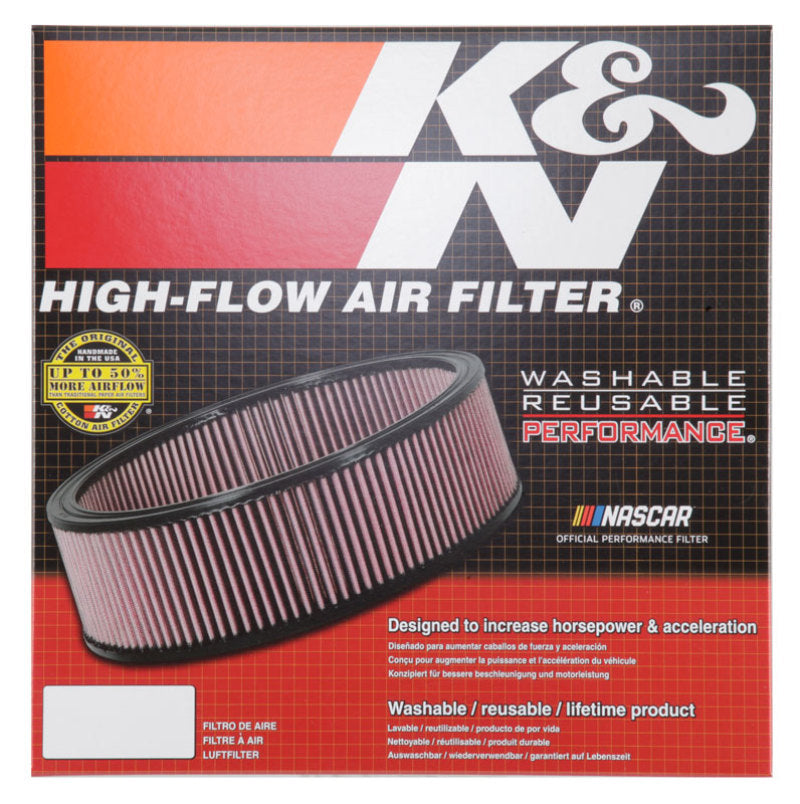 K&N Replacement Air Filter CHRYSLER,DODGE,PLY.,FORD, 1968-89