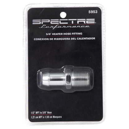 Spectre Heater Hose Fitting 5/8in. - Chrome
