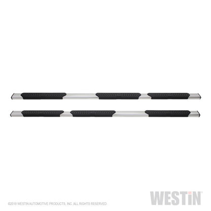 Westin 07-18 Chevrolet Silverado 1500 CC 5.5ft Bed R5 M-Series W2W Nerf Step Bars - Polished SS