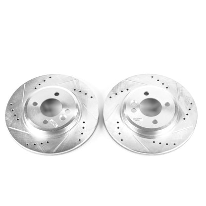 Power Stop 02-07 Mini Cooper Front Evolution Drilled & Slotted Rotors - Pair