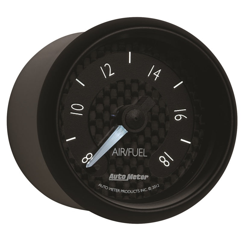 Autometer GT Series 52mm Full Sweep Electronic 8:1-18:1 AFR Wideband Air/Fuel Ratio Analog