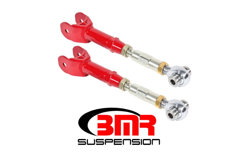 BMR 16-17 6th Gen Camaro Upper Trailing Arms w/ On-Car Adj. Rod Ends - Red