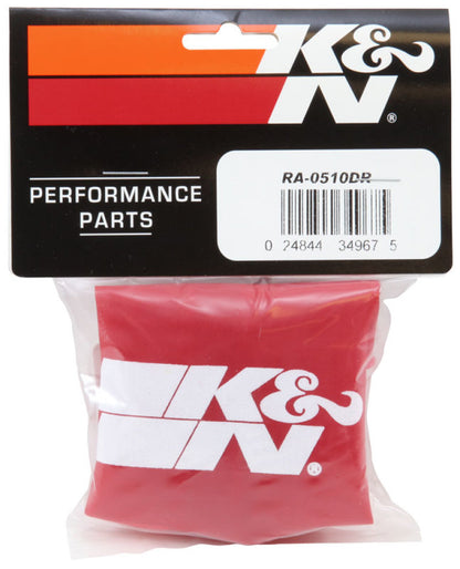 K&N DryCharger Air Filter Wrap for RA-0510 - Red