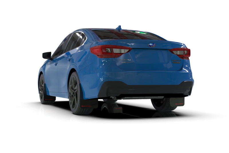 Rally Armor 20-22 Subaru Legacy Black UR Mud Flap w/ Blue Logo