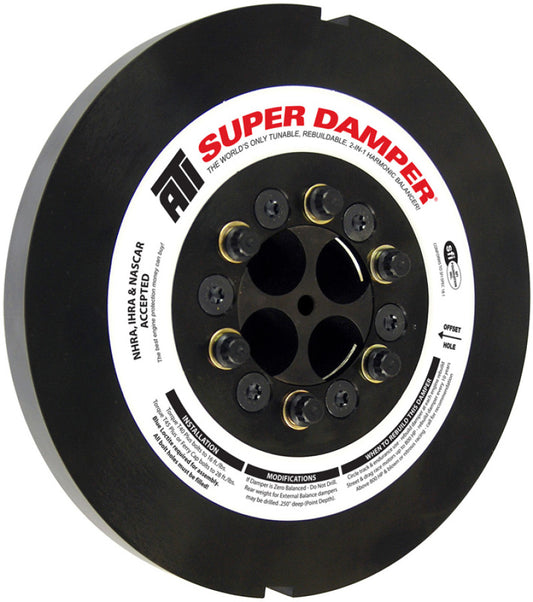 ATI Damper - 9.25in - Steel - 8 Grv - Cummins 6BT - 5.9L - 92-98 - 2 Timing Slots - 3 Ring - Diesel