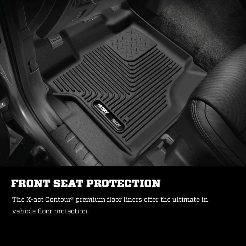 Husky Liners 20-23 Mercedes-Benz GLS450/GLE450/GLE63 AMG S X-Act Contour Black Floor Liners